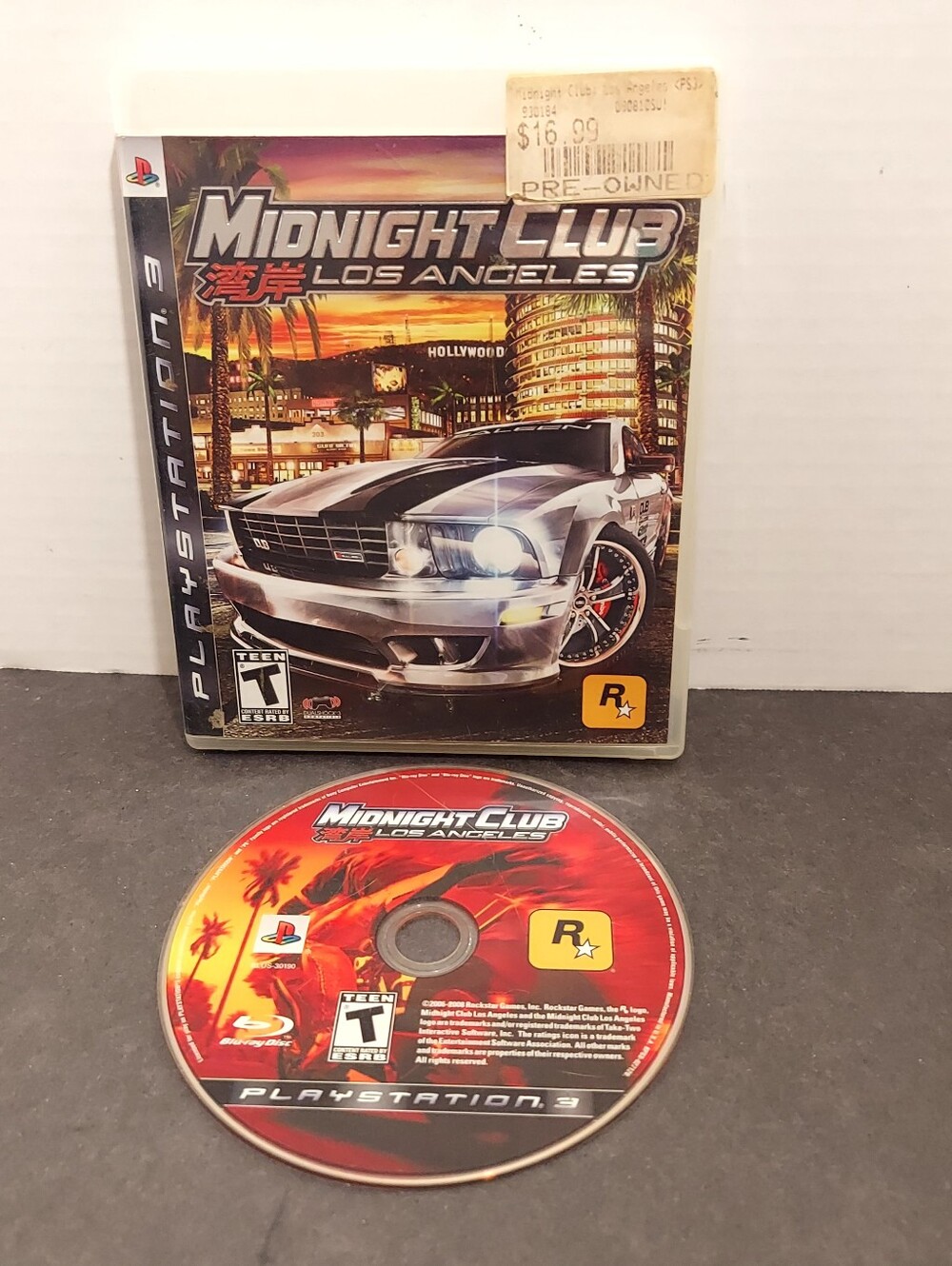 Midnight Club Los Angeles PS3 Midnight Club Los Angeles Playstation 3 Game LA
